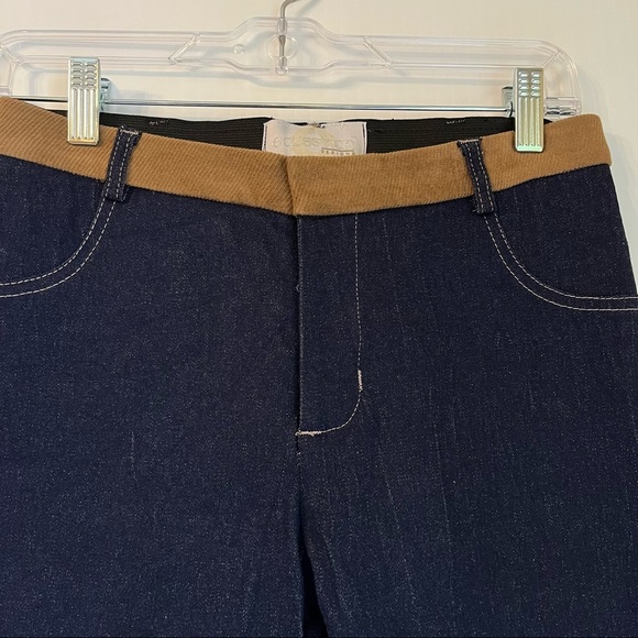 NWOT Unique Denim Trench Coat and Pants Set Sz Sm Y2K Western Riding Style - Picture 9 of 12